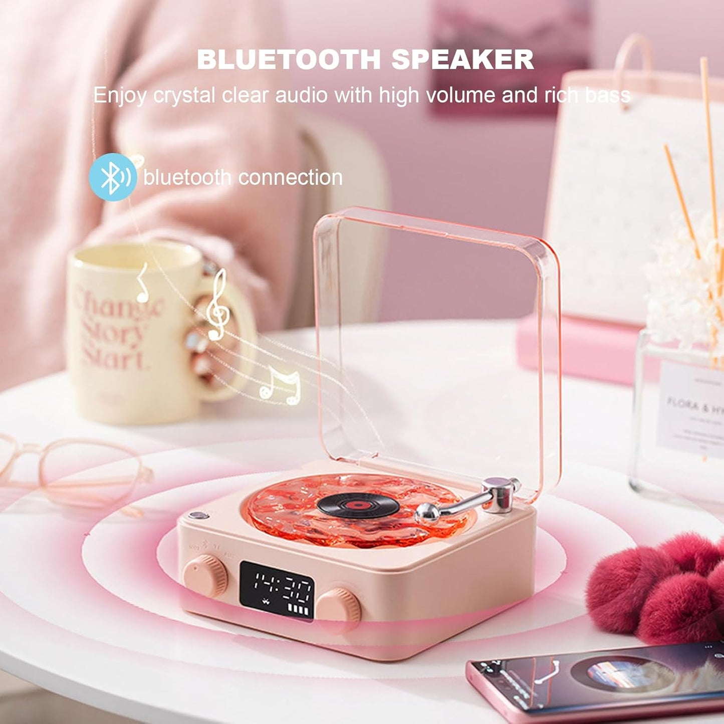 RetroVolt Mini Bluetooth Speaker – Vintage Design, Big Sound